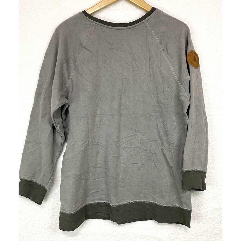 Disney Mickey Mouse The Great Outdoors Hiking Graphic Sweatshirt Grey XL - Picture 4 of 10